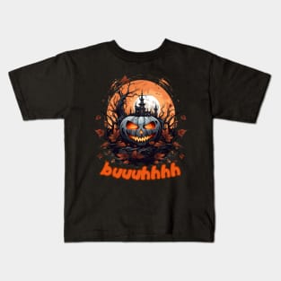 Buuhhhh-Halloween Haunt Kids T-Shirt